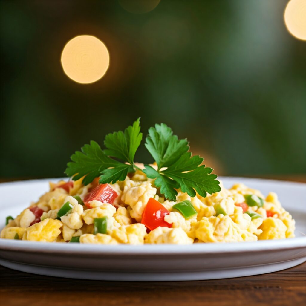 Scrambled Eggs with Vegetables